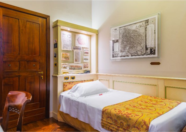 Camera singola Art Hotel Commercianti Bologna Camera singola Art Hotel Commercianti Bologna