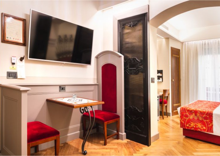 Junior suite deluxe Art Hotel Commercianti Bologna Junior suite deluxe Art Hotel Commercianti Bologna