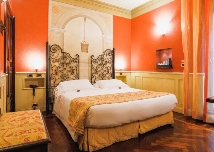 Camera doppia deluxe con terrazzo Art Hotel Commercianti Bologna Camera doppia deluxe con terrazzo Art Hotel Commercianti Bologna