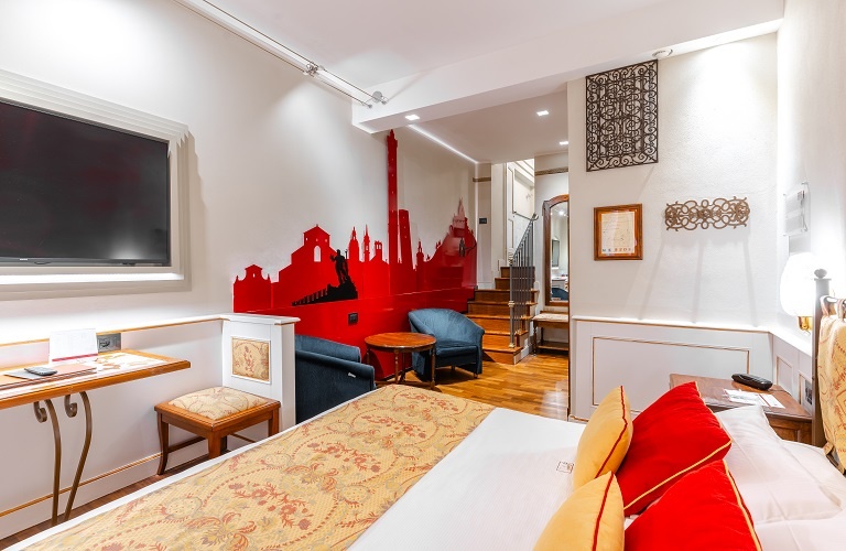Camera doppia classic Art Hotel Commercianti Bologna Camera doppia classic Art Hotel Commercianti Bologna