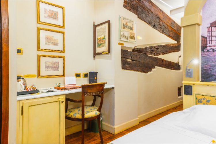 Camera singola Art Hotel Commercianti Bologna Camera singola Art Hotel Commercianti Bologna