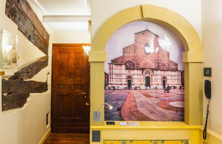 Camera singola Art Hotel Commercianti Bologna Camera singola Art Hotel Commercianti Bologna