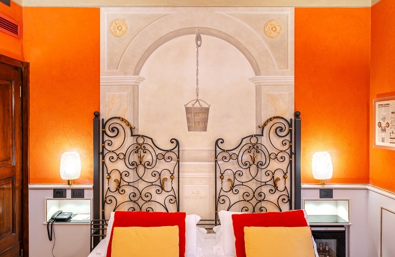 Camera doppia deluxe con terrazzo Art Hotel Commercianti Bologna Camera doppia deluxe con terrazzo Art Hotel Commercianti Bologna