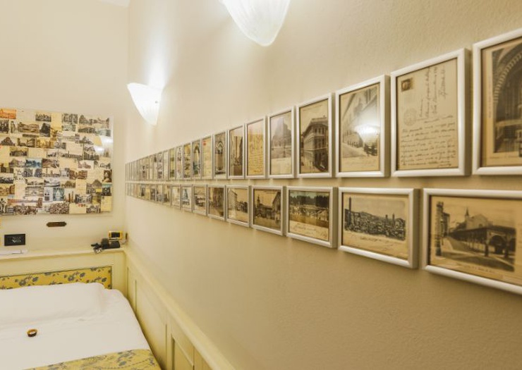 Camera singola Art Hotel Commercianti Bologna Camera singola Art Hotel Commercianti Bologna