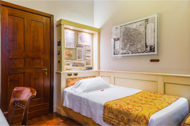Camera singola Art Hotel Commercianti Bologna Camera singola Art Hotel Commercianti Bologna