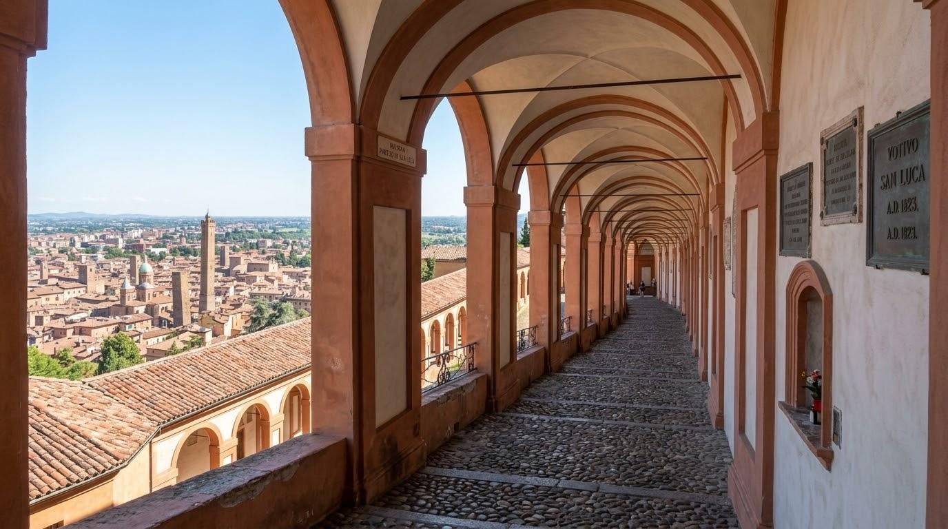 SAN LUCA LA PASSEGGIATA DEI BOLOGNESI TRA I PORTICI Art Hotel Commercianti Bologna SAN LUCA LA PASSEGGIATA DEI BOLOGNESI TRA I PORTICI Art Hotel Commercianti Bologna
